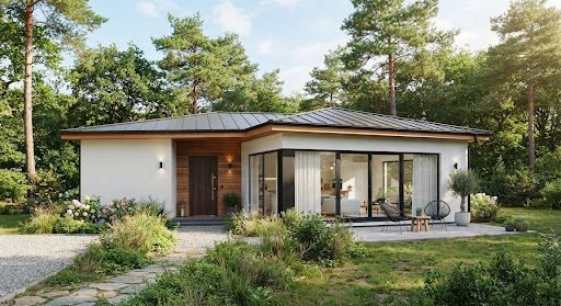 Modern tek katlı prefabrik ev