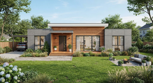 Modern Tek Katlı Konfor Evi